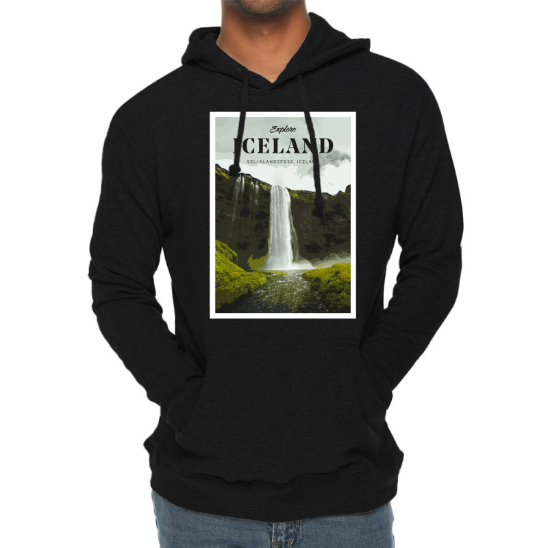 Visit Iceland  Boy Cool Lightweight Hoodie | Artistshot