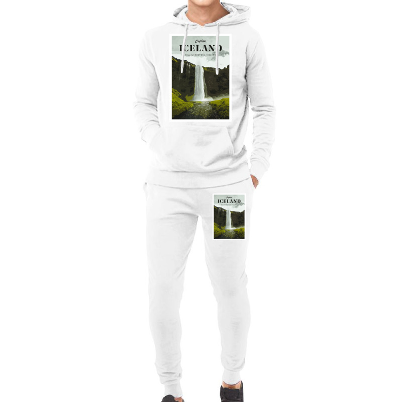 Visit Iceland  Boy Cool Hoodie & Jogger Set | Artistshot