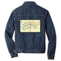 Swr Meter Amateur Ham Radio Novelty Distressed Men Denim Jacket | Artistshot