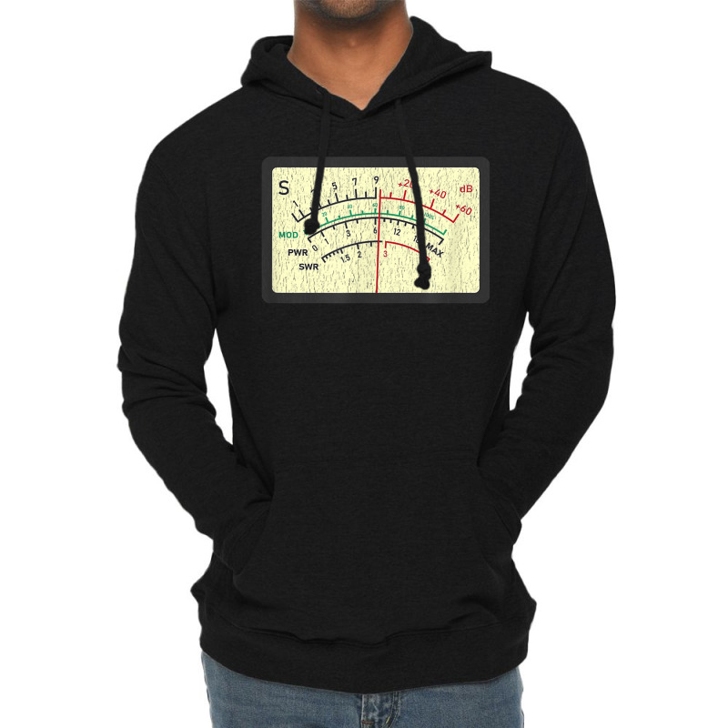 Swr Meter Amateur Ham Radio Novelty Distressed Lightweight Hoodie by KarinLeighPurcell | Artistshot