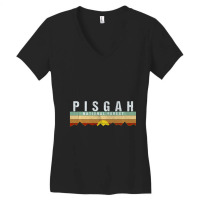 Trending Retro Vintage Pisgah National Forest Women's V-neck T-shirt | Artistshot