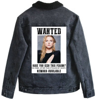 Wanted Katheryn Winnick  Retro Girl Unisex Sherpa-lined Denim Jacket | Artistshot