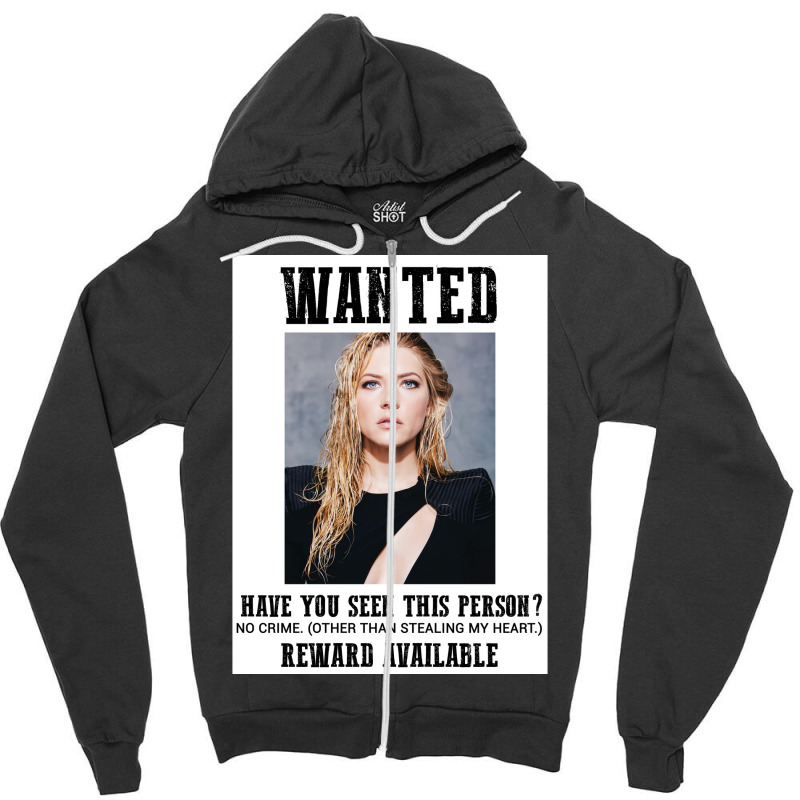 Wanted Katheryn Winnick  Retro Girl Zipper Hoodie | Artistshot