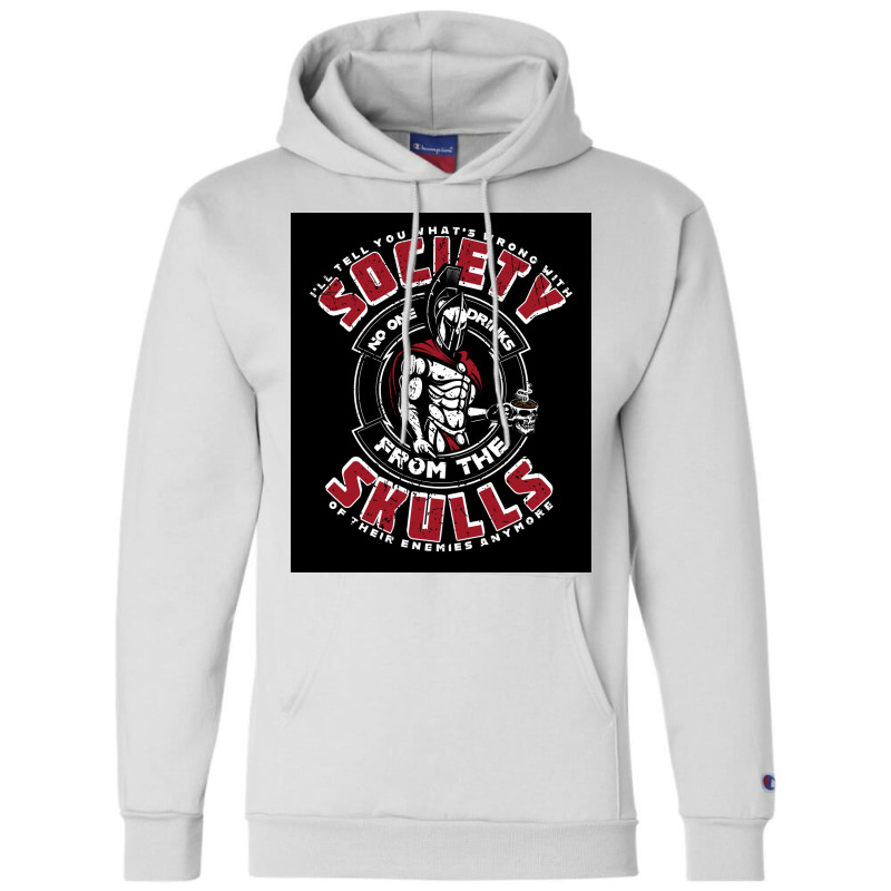 Whatx27s Wrong Viking Skull Humor For A Gift Idea  Blue 80s Champion Hoodie | Artistshot