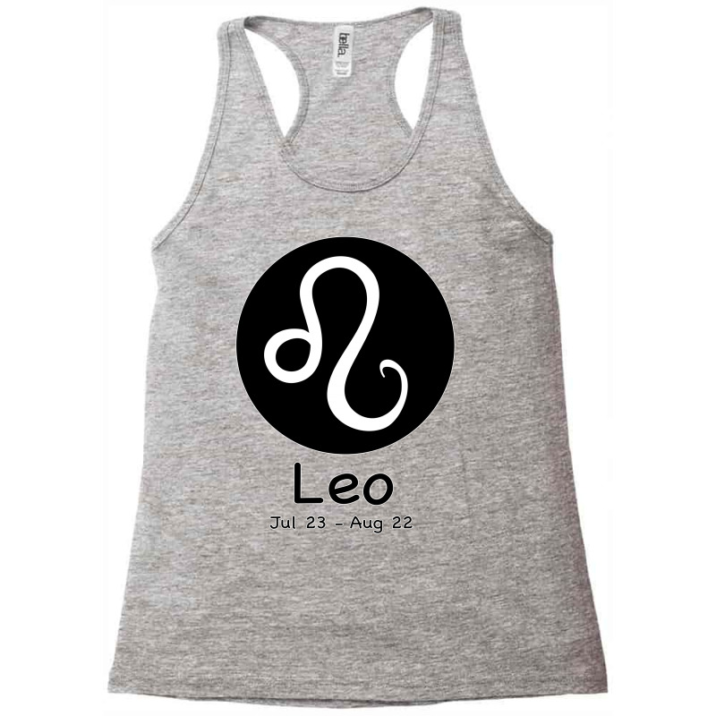 Leo Horoscope Racerback Tank by Bettercallsaul | Artistshot