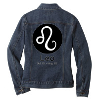 Leo Horoscope Ladies Denim Jacket | Artistshot