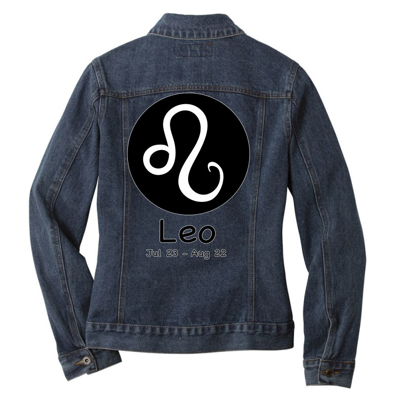 Leo Horoscope Ladies Denim Jacket by Bettercallsaul | Artistshot