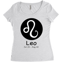 Leo Horoscope Women's Triblend Scoop T-shirt | Artistshot