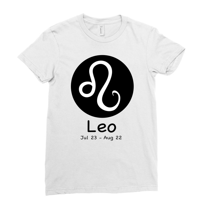 Leo Horoscope Ladies Fitted T-Shirt by Bettercallsaul | Artistshot