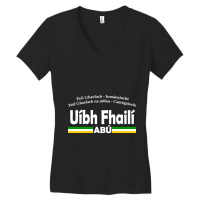 Offaly Gaelic - Irish Language Sports Design Women's V-neck T-shirt | Artistshot