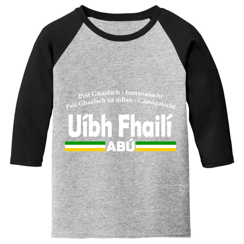 Offaly Gaelic - Irish Language Sports Design Youth 3/4 Sleeve by mrbigzeroht | Artistshot