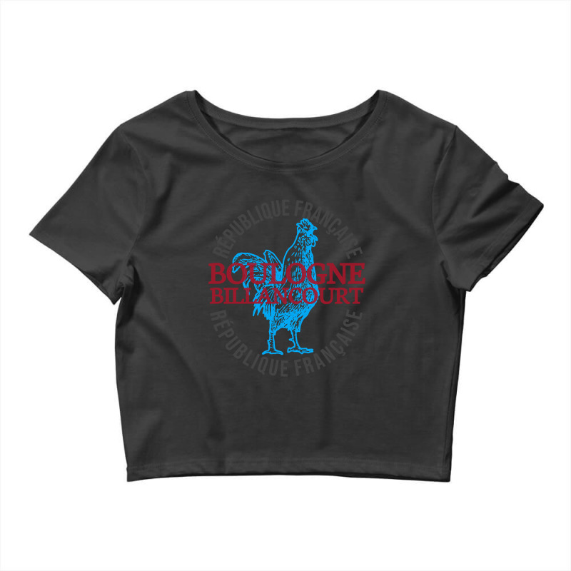 Boulogne-billancourt France Vintage Rooster Crop Top by dentistdamaging500 | Artistshot