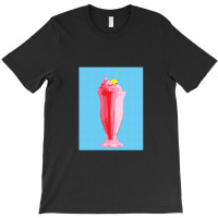 Red Milkshake Pop Art T-shirt | Artistshot