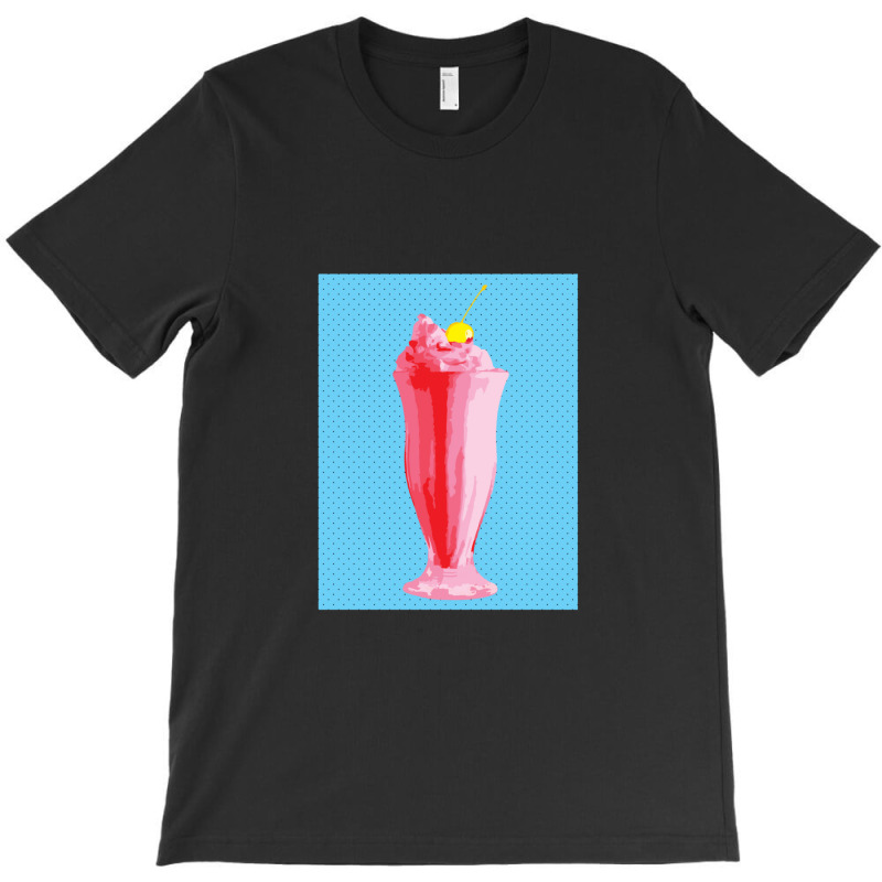 Red Milkshake Pop Art T-shirt | Artistshot