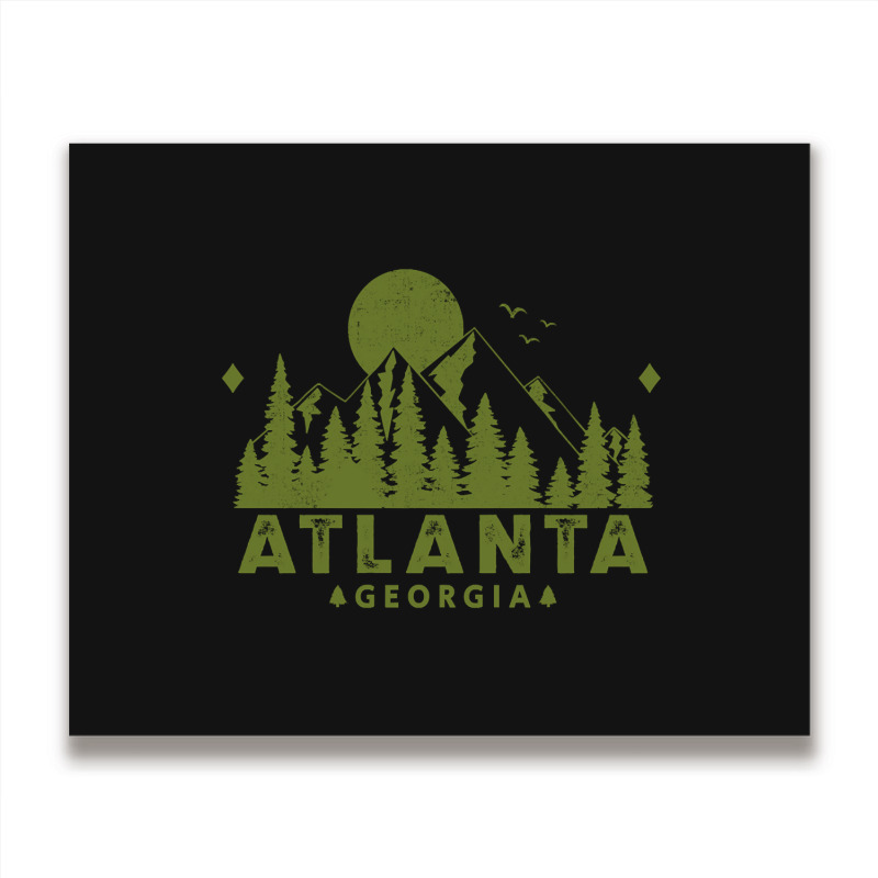 Atlanta Georgia Mountain Sight Metal Print Horizontal | Artistshot