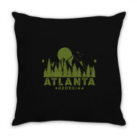 Atlanta Georgia Mountain Sight Throw Pillow | Artistshot