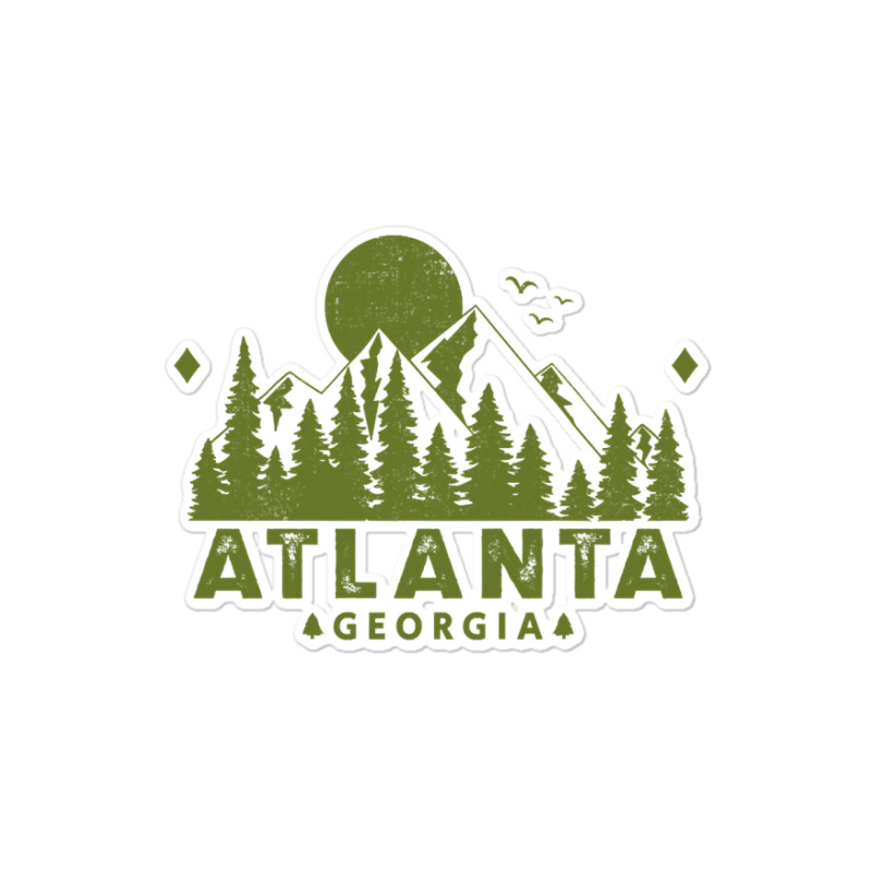 Atlanta Georgia Mountain Sight Sticker | Artistshot