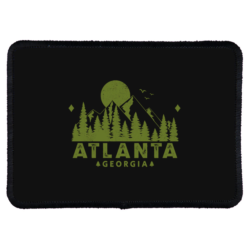 Atlanta Georgia Mountain Sight Rectangle Patch | Artistshot