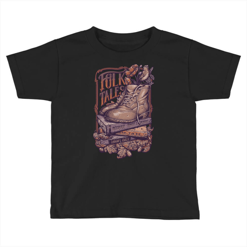 Folk Tales - Purple Toddler T-shirt | Artistshot