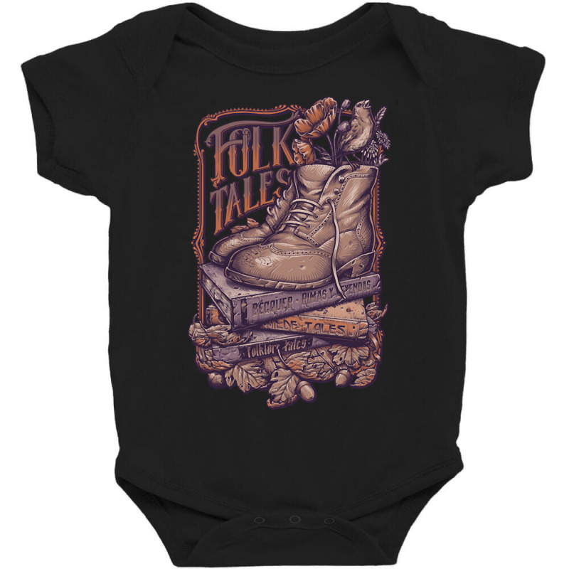 Folk Tales - Purple Baby Bodysuit | Artistshot