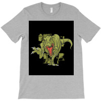 Green Trex Tyrannosaurus Dinosaur Poster Summer T-shirt | Artistshot