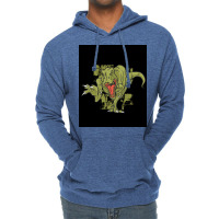 Green Trex Tyrannosaurus Dinosaur Poster Summer Lightweight Hoodie | Artistshot