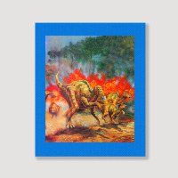 Hadrosaurus Poster Stars Portrait Canvas Print | Artistshot