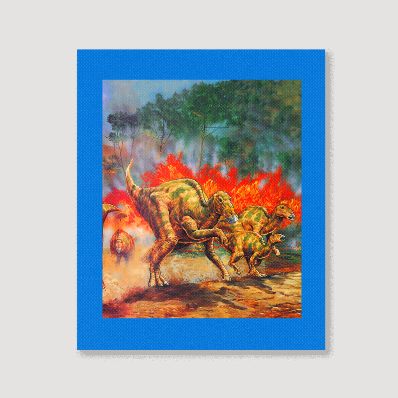 Hadrosaurus Poster Stars Portrait Canvas Print | Artistshot