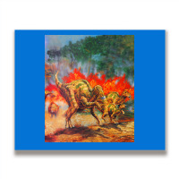 Hadrosaurus Poster Stars Metal Print Horizontal | Artistshot