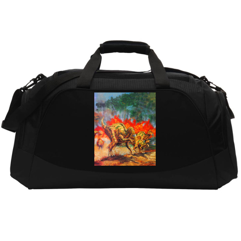 Hadrosaurus Poster Stars Active Duffel | Artistshot