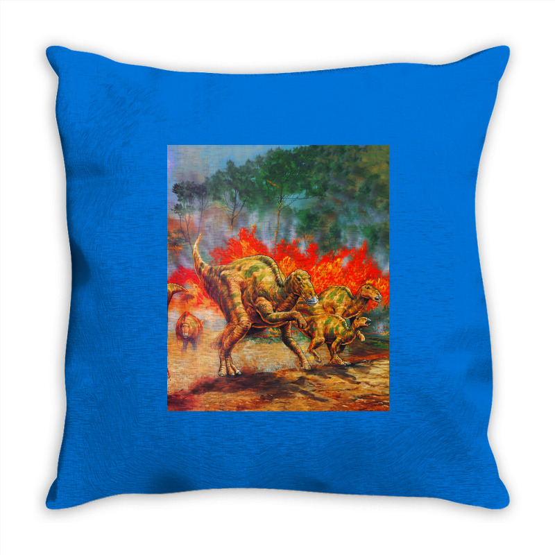 Hadrosaurus Poster Stars Throw Pillow | Artistshot