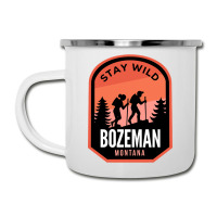 Bozeman Montana Hiking In Nature Camper Cup | Artistshot