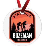 Bozeman Montana Hiking In Nature Ornament | Artistshot