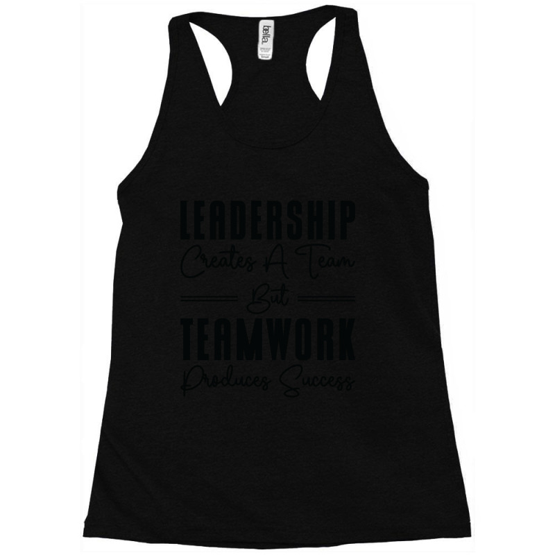 Boss Leadership Teamwork Success Office Work Family Racerback Tank by denverhumans58 | Artistshot