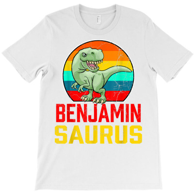Benjamin Saurus Family Reunion Last Name Team Funny Custom T Shirt T-shirt Designed By Luantruong