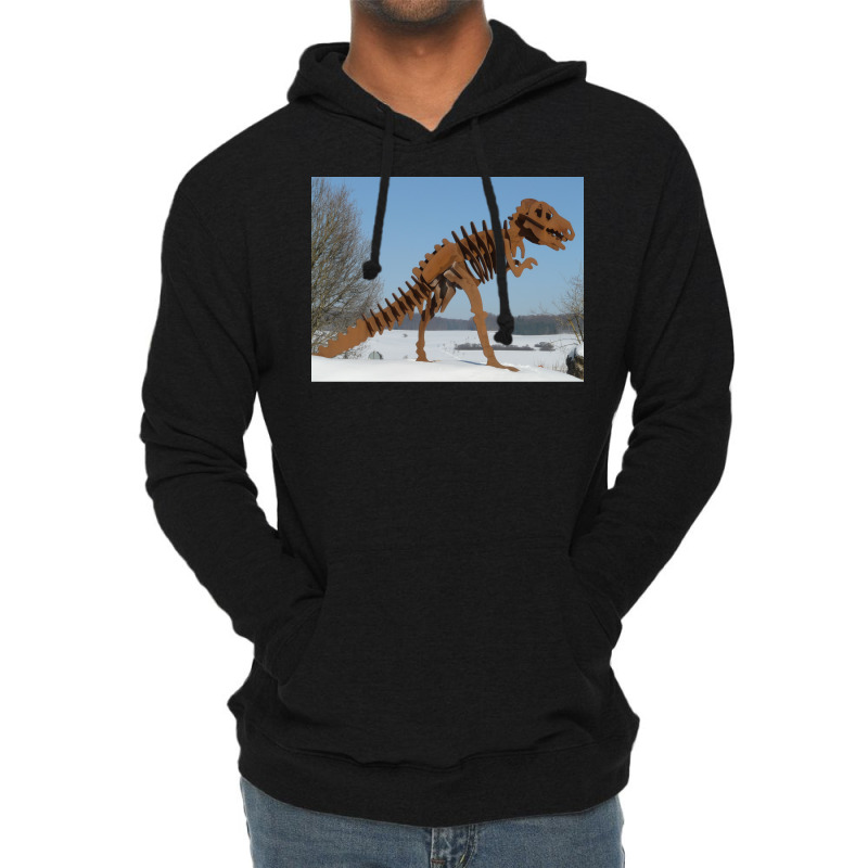 Halloween Dinosaur Skeleton Vintage Halloween Art Trex Cartoon Poster Lightweight Hoodie | Artistshot