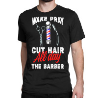 Barber Gift Religious Barber Gifts Christian Catholic Muslim Barber Po Classic T-shirt | Artistshot