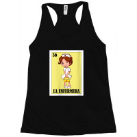 Womens Nurse Hero Lottery Gift - Mexican Lottery La Enfermera V-neck Racerback Tank | Artistshot