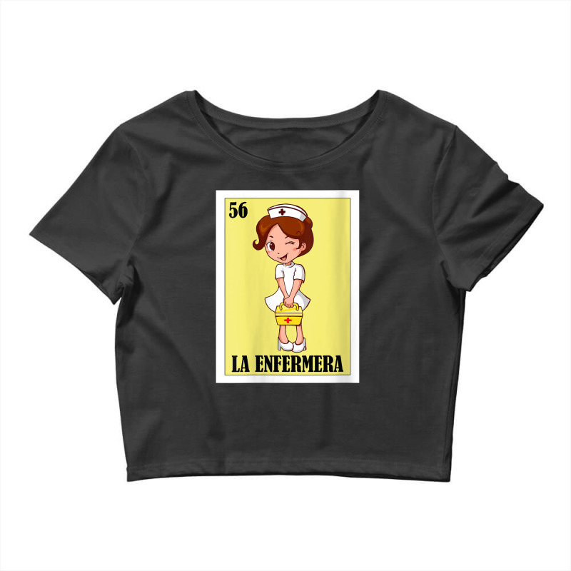 Womens Nurse Hero Lottery Gift - Mexican Lottery La Enfermera V-neck Crop Top by CoreyMartinPeters | Artistshot