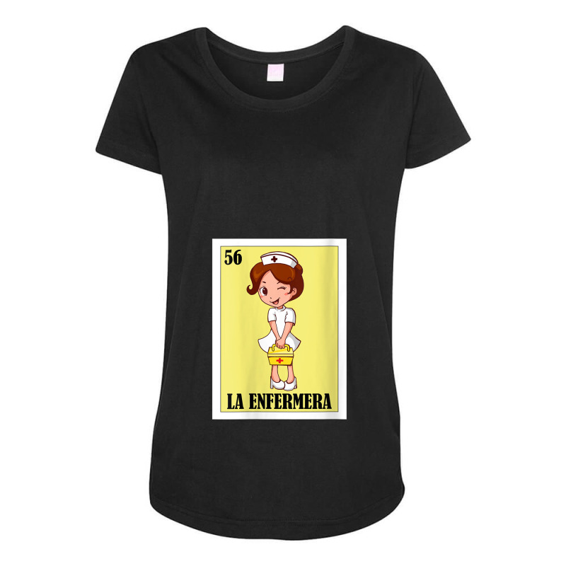 Womens Nurse Hero Lottery Gift - Mexican Lottery La Enfermera V-neck Maternity Scoop Neck T-shirt by CoreyMartinPeters | Artistshot