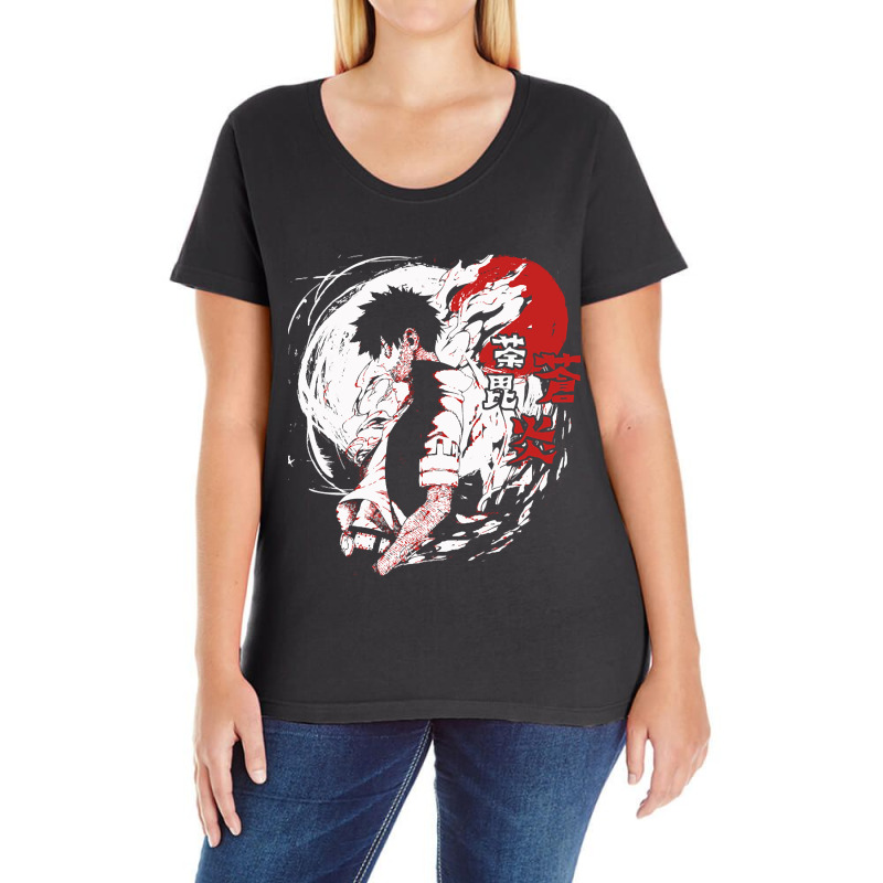 Blueflame Ladies Curvy T-Shirt by fencingderby989 | Artistshot