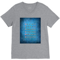 Haters Grunge Acronym Blue Poster V-neck Tee | Artistshot