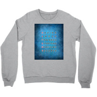 Haters Grunge Acronym Blue Poster Crewneck Sweatshirt | Artistshot