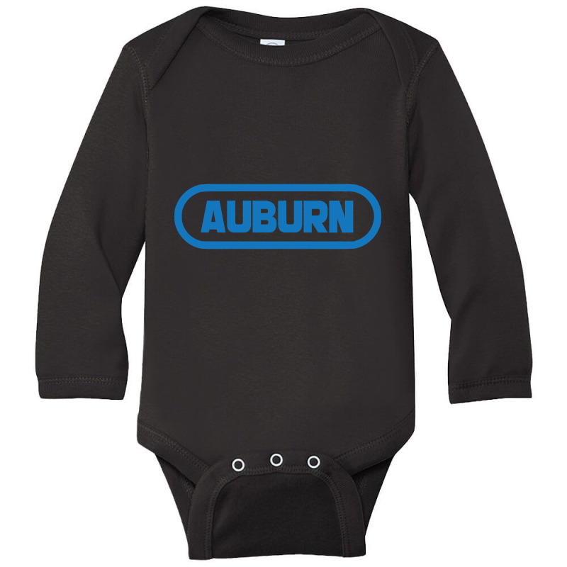 Auburn Of City Long Sleeve Baby Bodysuit by templetracking23 | Artistshot