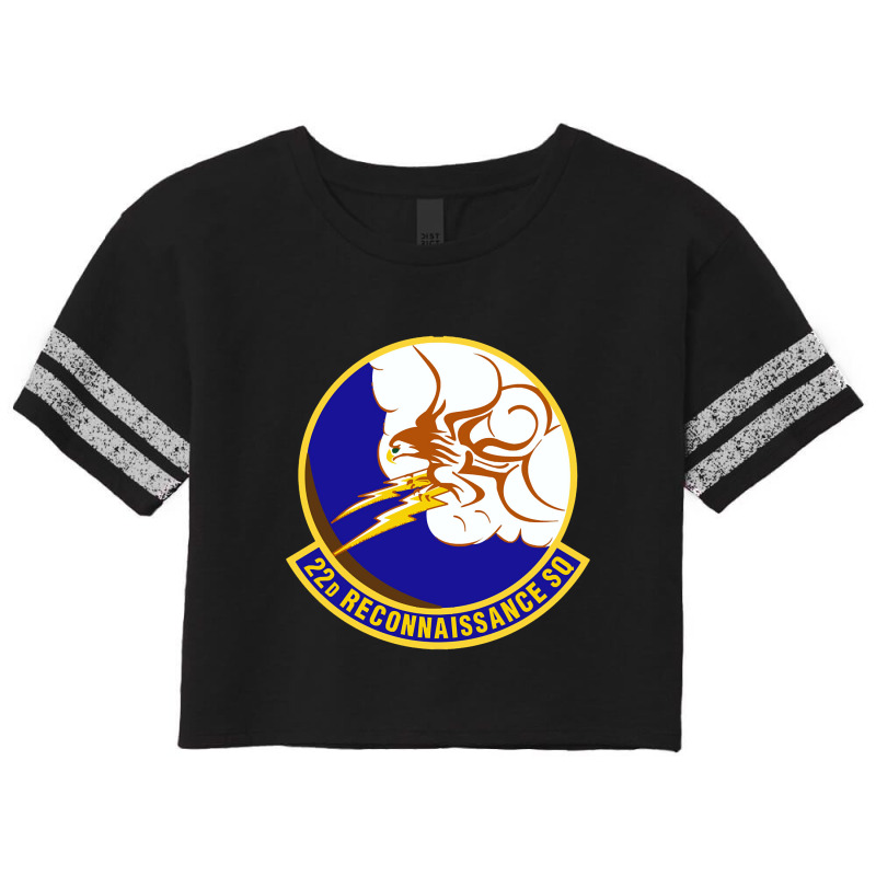 22d Reconnaissance Squadron (u.s. Air Force) Scorecard Crop Tee by Weasetu1379 | Artistshot