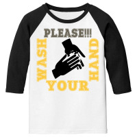 Washing Hand Youth 3/4 Sleeve | Artistshot