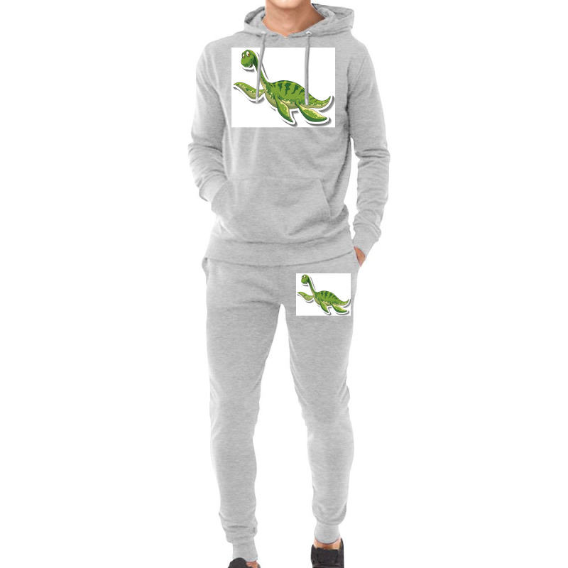 Plesiosaurus Plesiosauria Dinosaur Cute Cartoon Poster Tumblr Hoodie & Jogger Set | Artistshot