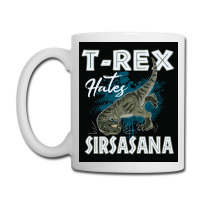 Funny Trex Hates Sirsasana Dinosaur Yoga Poster Gift Coffee Mug | Artistshot