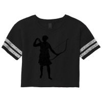 Artemis Greek Goddess Ancient Greek Hunt And Moon Scorecard Crop Tee | Artistshot