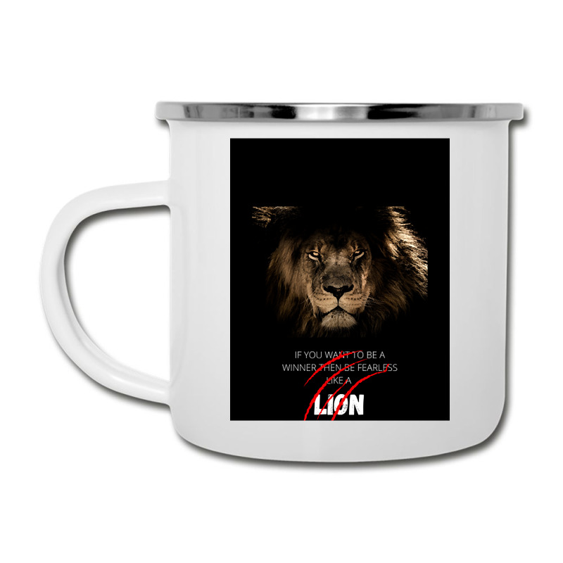 Be Fearless Like A Lion Camper Cup | Artistshot